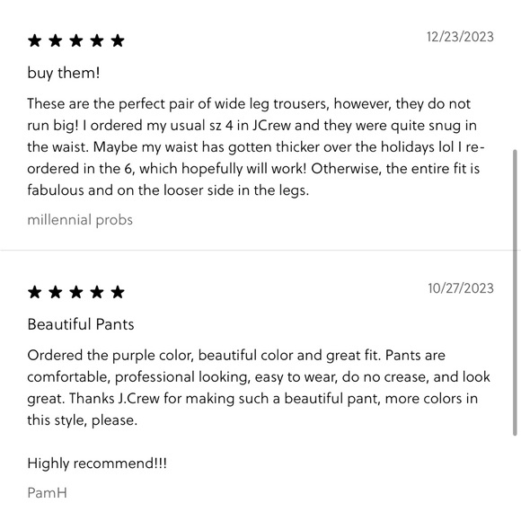 J. Crew Wide-leg Essential Pant in City Crepe - Picture 6 of 12